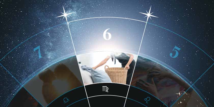 Casa 6  na Astrologia