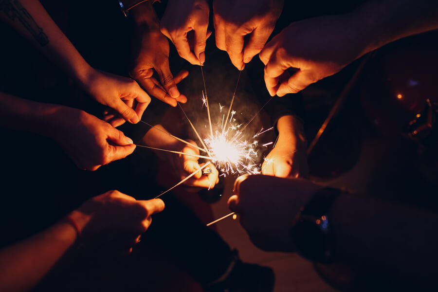 Celebrando con fuego