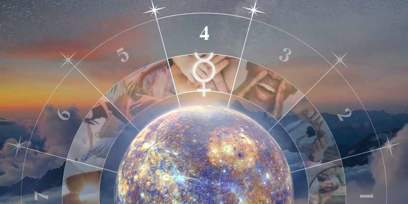 mercury in 4th house