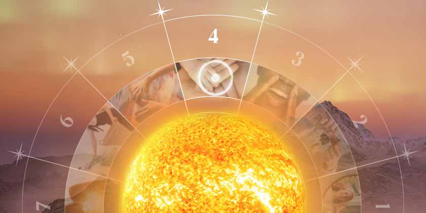 sol en la casa 4