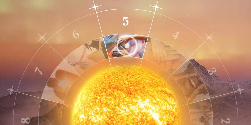 sol en la casa 5