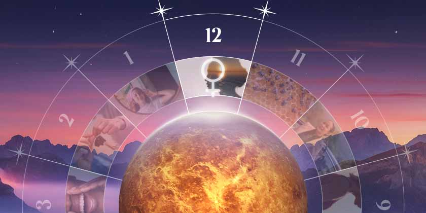 venus in 12th house