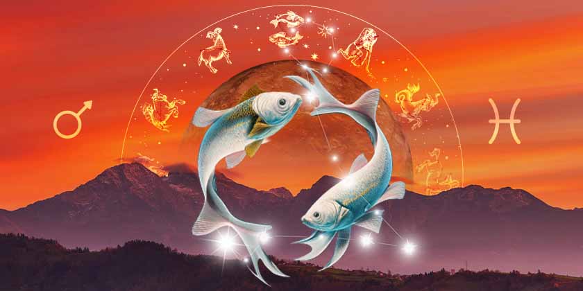 Mars en Poissons