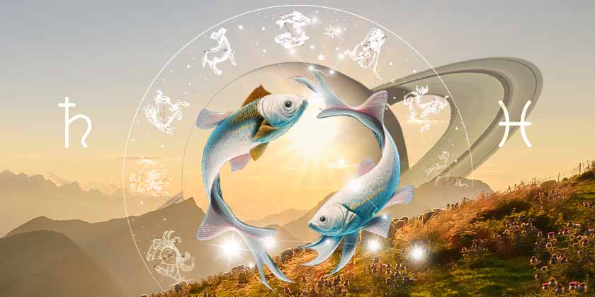 saturne en poissons